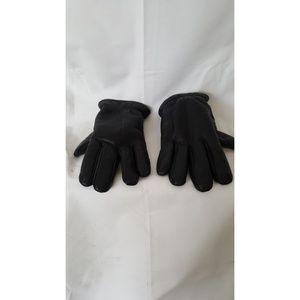 Aria men's black leather gloves